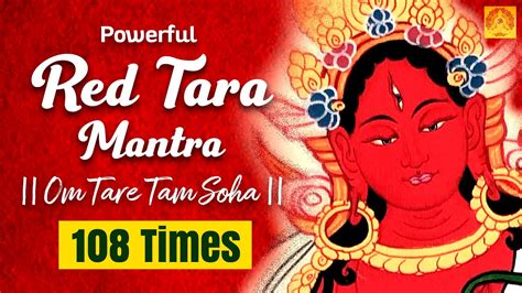 In the right hand, held in th e gesture of explaining. . Red tara mantra benefits for love